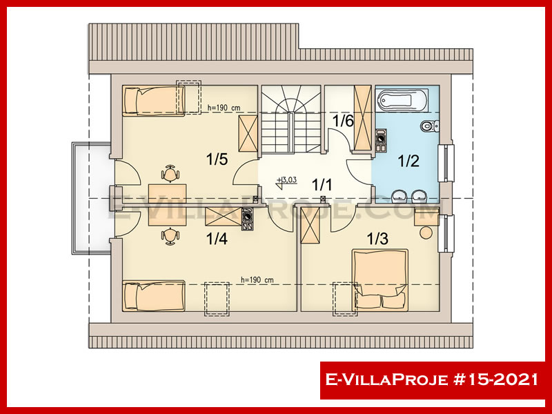 Ev Villa Proje #15 - 2021 Çelik Ev Projesi - Görsel 3