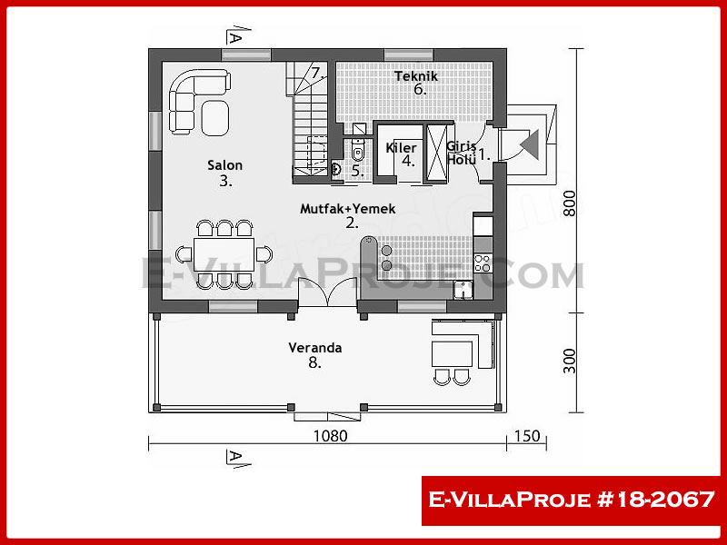 Ev Villa Proje #18 - 2067 Çelik Ev Projesi - Görsel 2
