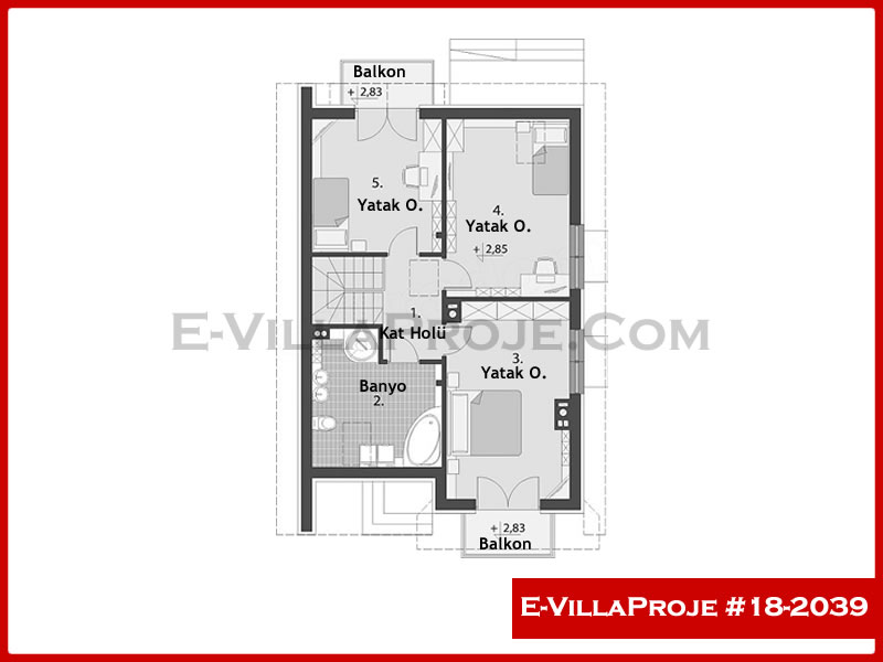 Ev Villa Proje #18 - 2039 Çelik Ev Projesi - Görsel 3