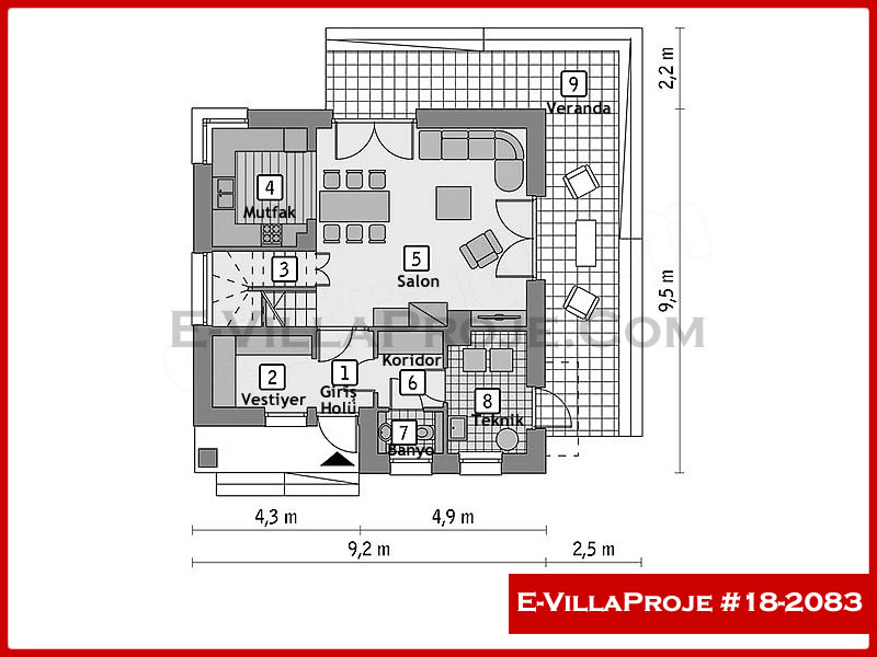 Ev Villa Proje #18 - 2083 Çelik Ev Projesi - Görsel 2