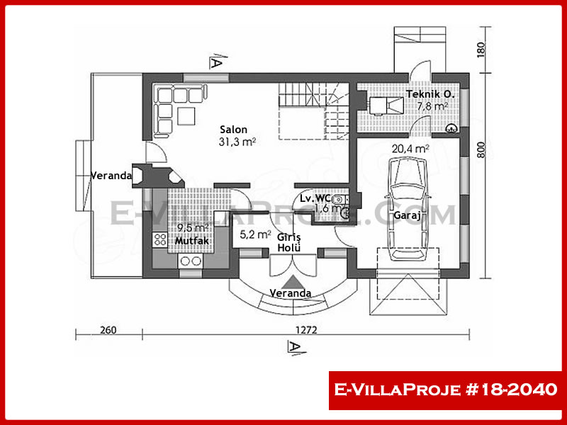 Ev Villa Proje #18 - 2040 Çelik Ev Projesi - Görsel 2
