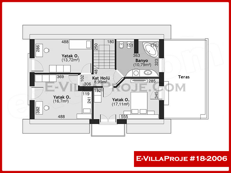 Ev Villa Proje #18 - 2006 Çelik Ev Projesi - Görsel 3