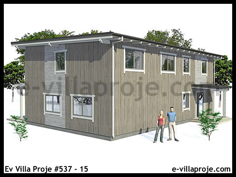 Ev Villa Proje #537 - 15 Çelik Ev Projesi - Görsel 5