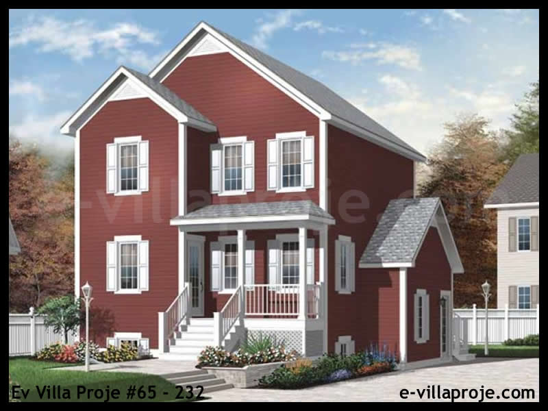 Ev Villa Proje #65 - 232 Çelik Villa Modeli ve 3D Tasarımı