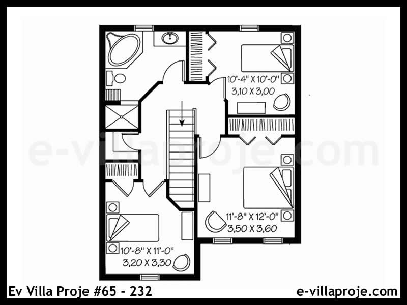 Ev Villa Proje #65 - 232 Çelik Ev Projesi - Görsel 3