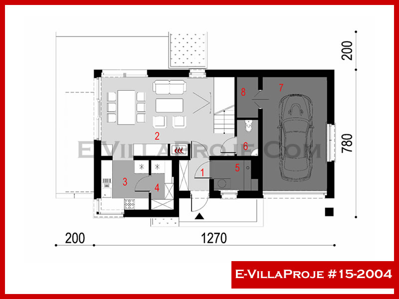 Ev Villa Proje #15 - 2004 Çelik Ev Projesi - Görsel 2