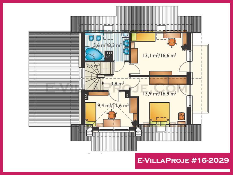 Ev Villa Proje #16 - 2029 Çelik Ev Projesi - Görsel 3