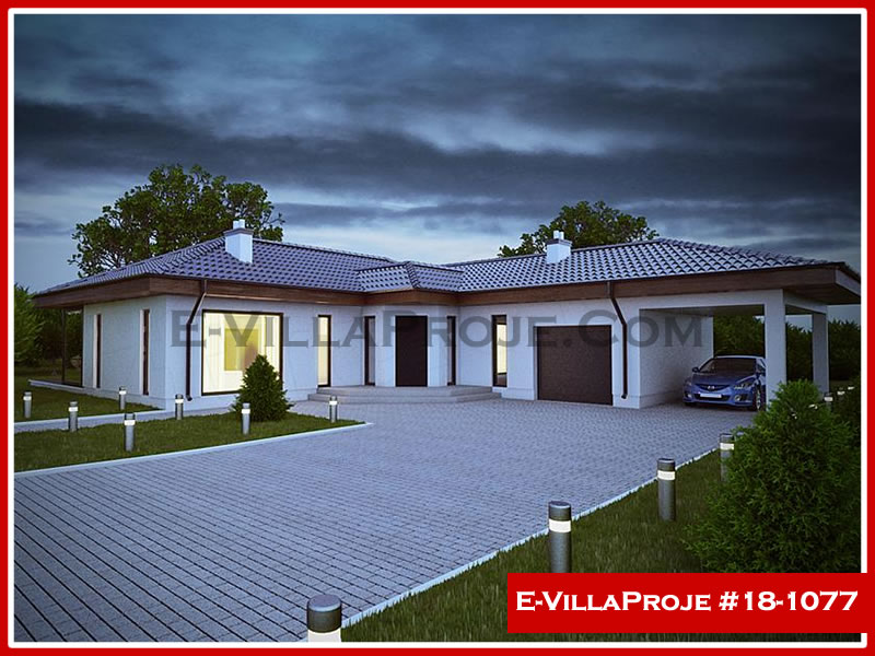 Ev Villa Proje #18 - 1077 Çelik Villa Modeli ve 3D Tasarımı