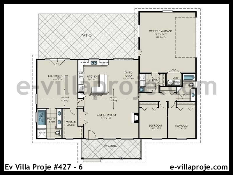 Ev Villa Proje #427 - 6 Çelik Ev Projesi - Görsel 2