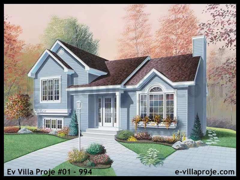 Ev Villa Proje #01 - 994 Çelik Villa Modeli ve 3D Tasarımı