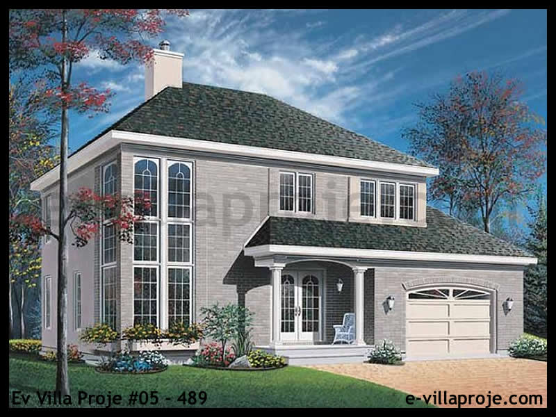 Ev Villa Proje #05 - 489 Çelik Villa Modeli ve 3D Tasarımı