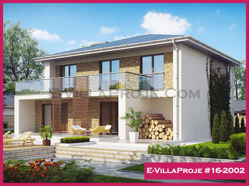 Ev Villa Proje #16 - 2002 Çelik Villa Projesi 3D Mimari Tasarımı
