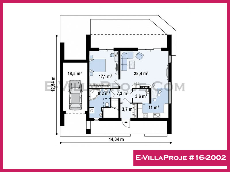 Ev Villa Proje #16 - 2002 Çelik Ev Projesi - Görsel 2