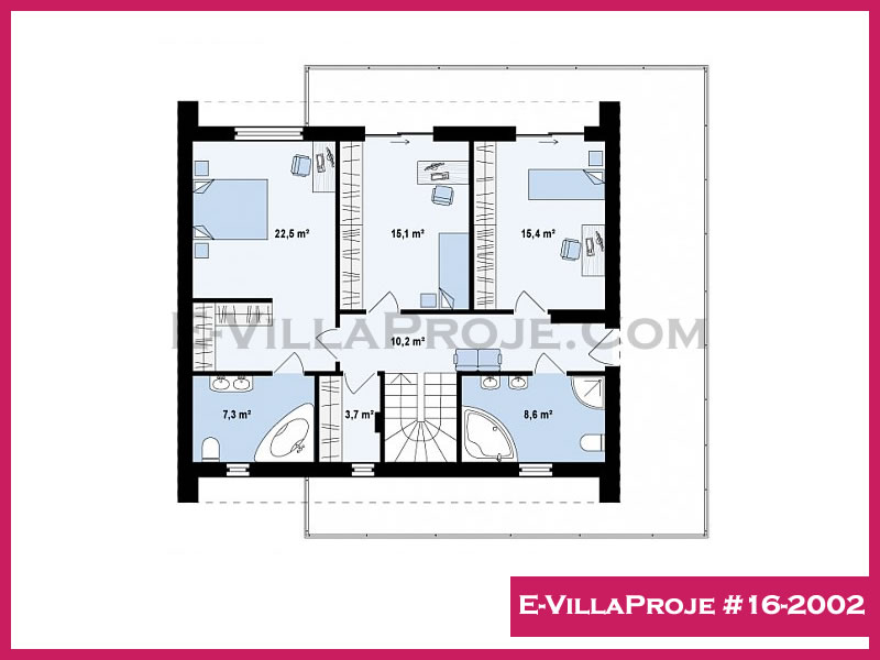 Ev Villa Proje #16 - 2002 Çelik Ev Projesi - Görsel 3