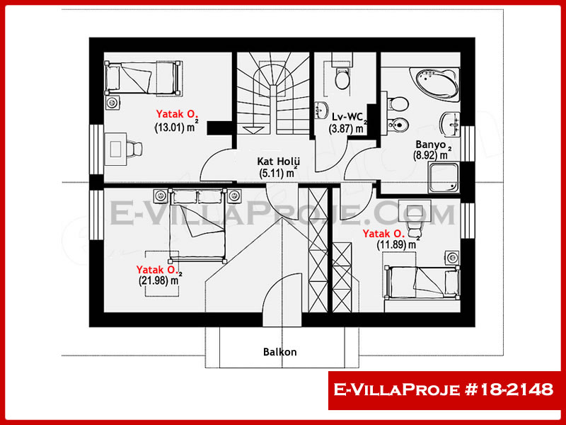 Ev Villa Proje #18 - 2148 Çelik Ev Projesi - Görsel 3