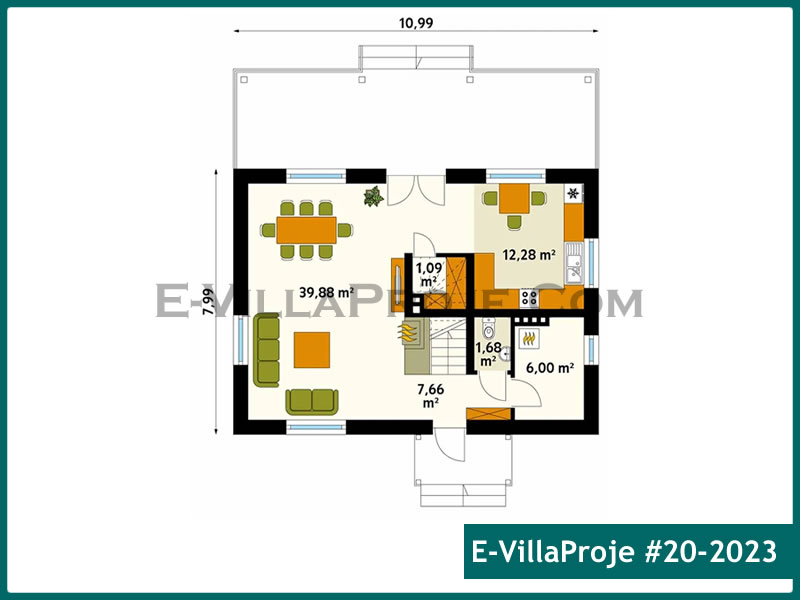 Ev Villa Proje #20 - 2023 Çelik Ev Projesi - Görsel 2