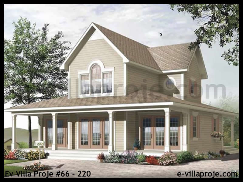 Ev Villa Proje #66 - 220 Çelik Villa Modeli ve 3D Tasarımı