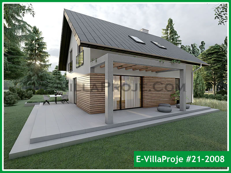 Ev Villa Proje #21 - 2008 Çelik Villa Modeli ve 3D Tasarımı