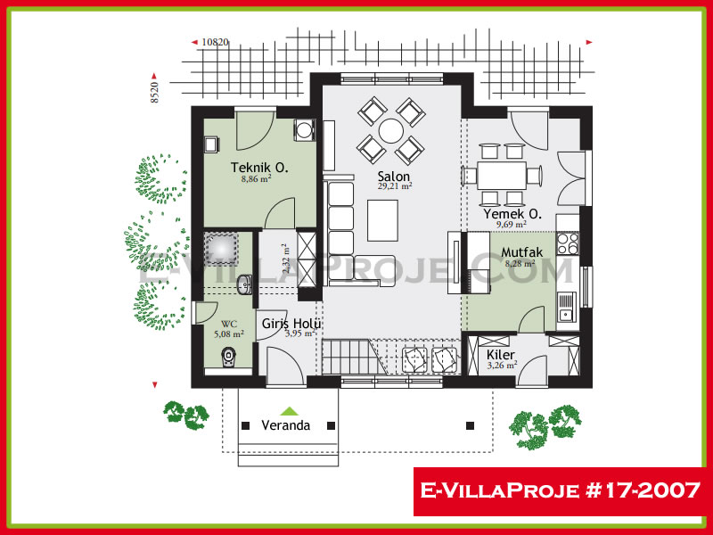 Ev Villa Proje #17 - 2007 Çelik Ev Projesi - Görsel 2