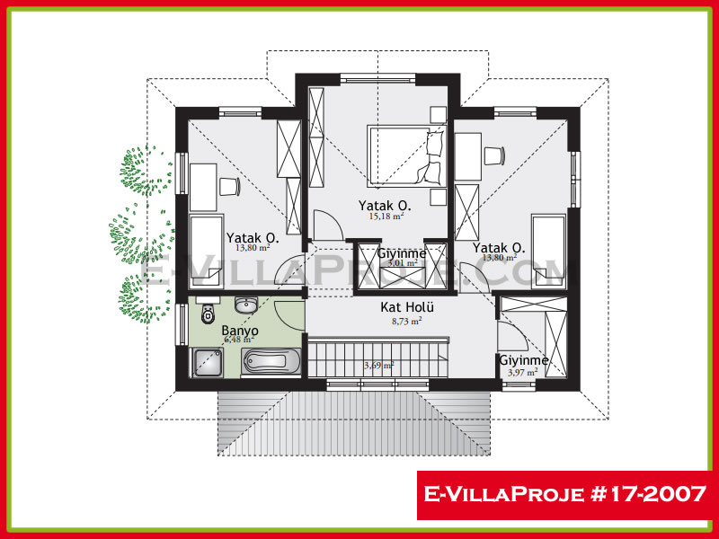 Ev Villa Proje #17 - 2007 Çelik Ev Projesi - Görsel 3