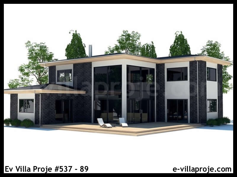 Ev Villa Proje #537 - 89 Çelik Villa Modeli ve 3D Tasarımı