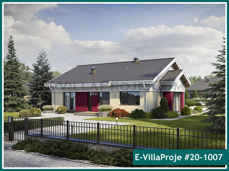 Ev Villa Proje #20 - 1007 Çelik Villa Modeli ve 3D Tasarımı