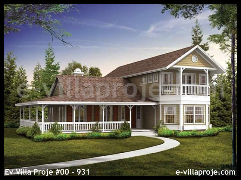 Ev Villa Proje #00 - 931 Çelik Villa Modeli ve 3D Tasarımı