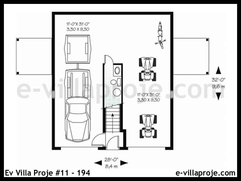 Ev Villa Proje #11 - 194 Çelik Ev Projesi - Görsel 3