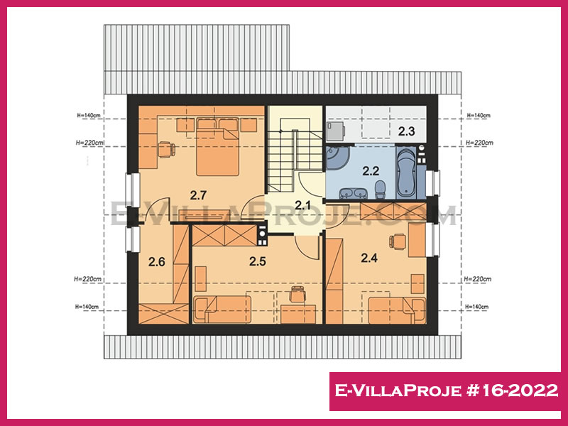 Ev Villa Proje #16 - 2022 Çelik Ev Projesi - Görsel 3