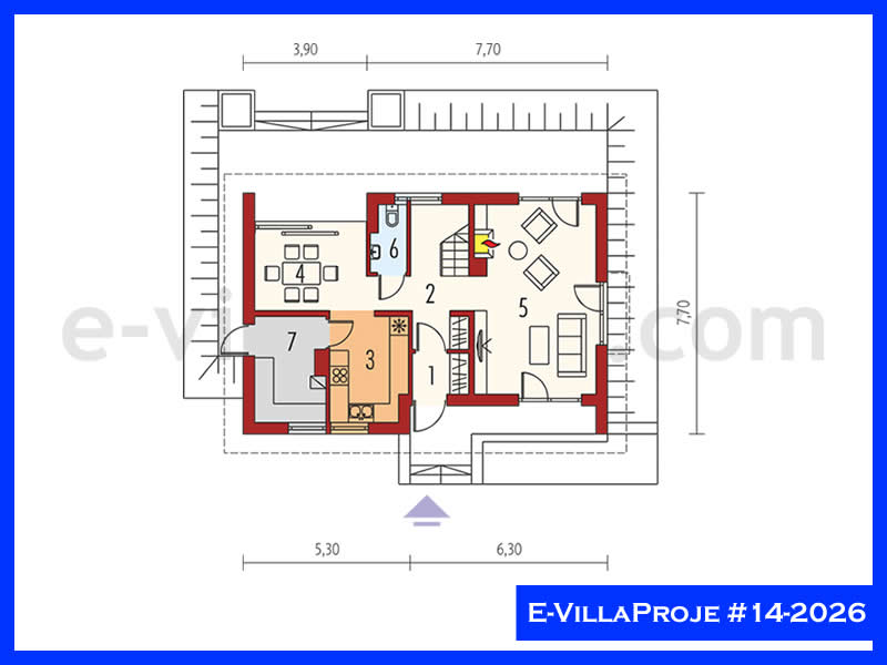 Ev Villa Proje #14 - 2026 Çelik Ev Projesi - Görsel 2