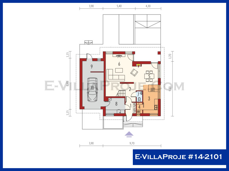 Ev Villa Proje #14 - 2101 Çelik Ev Projesi - Görsel 2