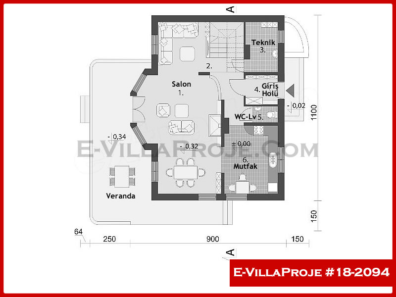 Ev Villa Proje #18 - 2094 Çelik Ev Projesi - Görsel 2