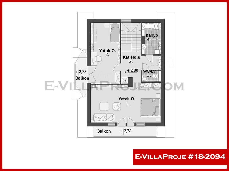 Ev Villa Proje #18 - 2094 Çelik Ev Projesi - Görsel 3