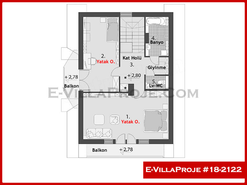 Ev Villa Proje #18 - 2122 Çelik Ev Projesi - Görsel 3