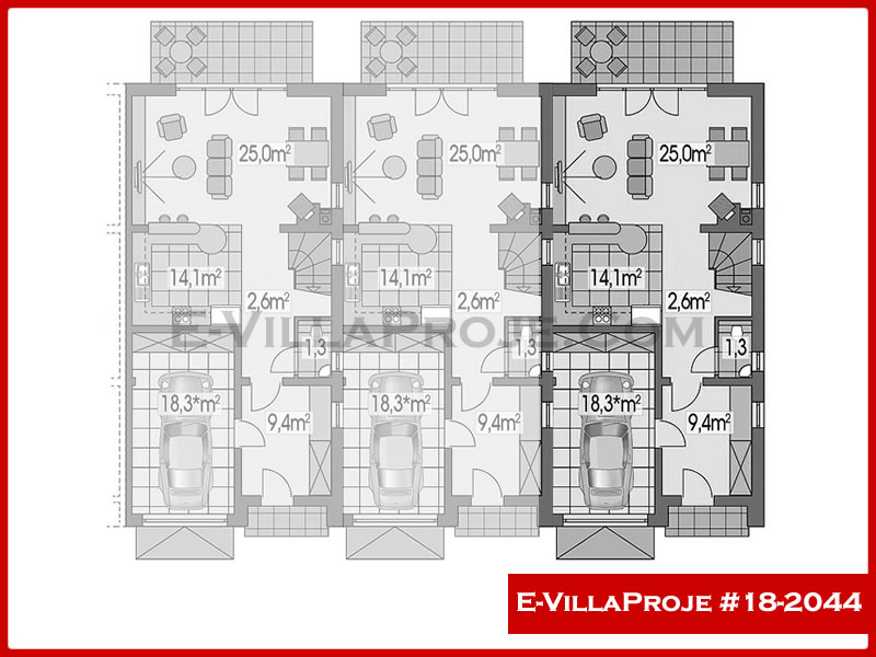Ev Villa Proje #18 - 2044 Çelik Ev Projesi - Görsel 2