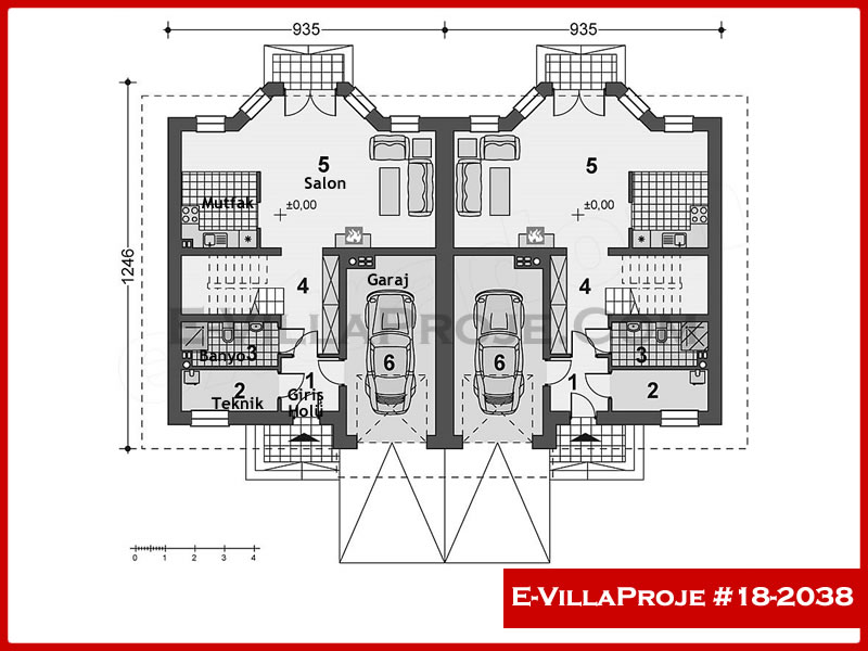 Ev Villa Proje #18 - 2038 Çelik Ev Projesi - Görsel 2