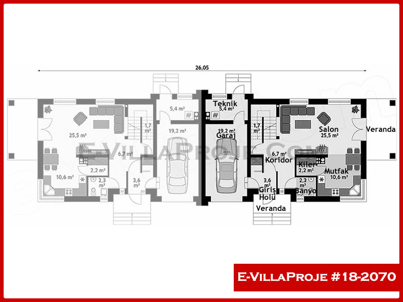 Ev Villa Proje #18 - 2070 Çelik Ev Projesi - Görsel 2