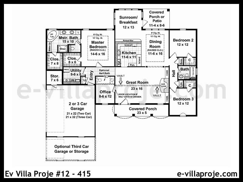 Ev Villa Proje #12 - 415 Çelik Ev Projesi - Görsel 2