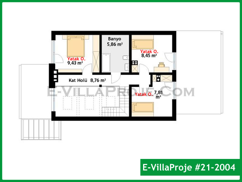 Ev Villa Proje #21 - 2004 Çelik Ev Projesi - Görsel 3