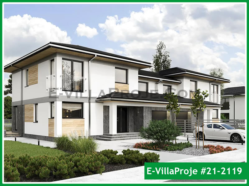 Ev Villa Proje #21 - 2119 Çelik Villa Modeli ve 3D Tasarımı