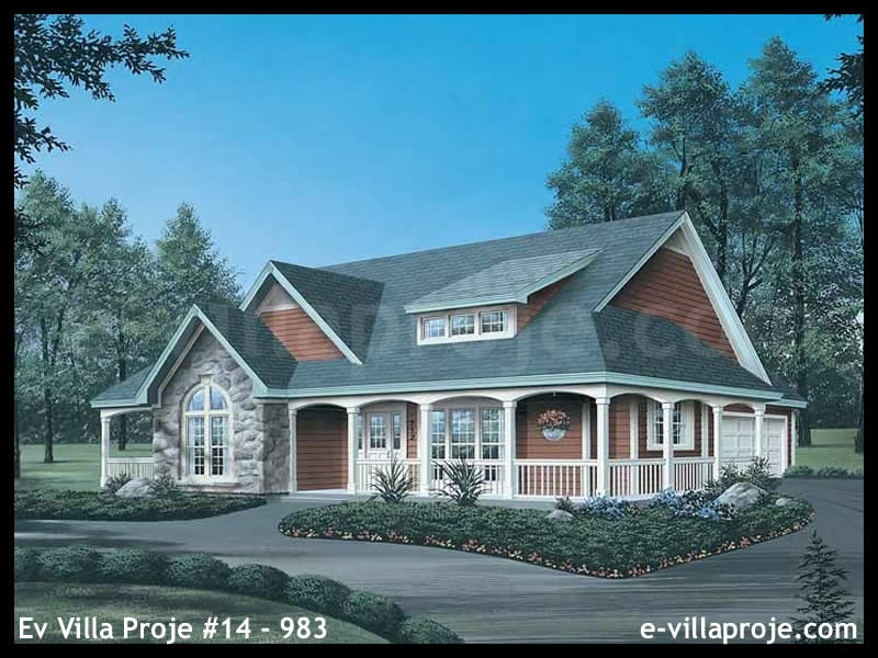 Ev Villa Proje #14 - 983 Çelik Villa Modeli ve 3D Tasarımı