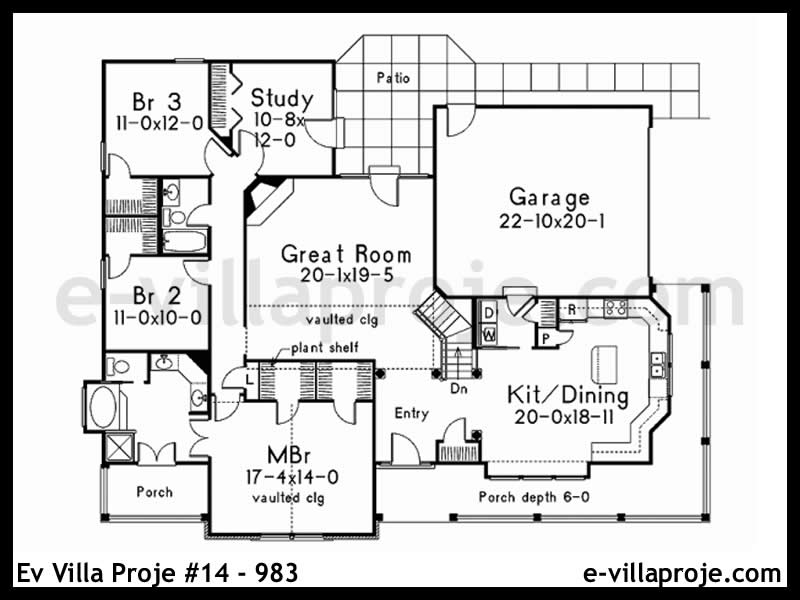 Ev Villa Proje #14 - 983 Çelik Ev Projesi - Görsel 2