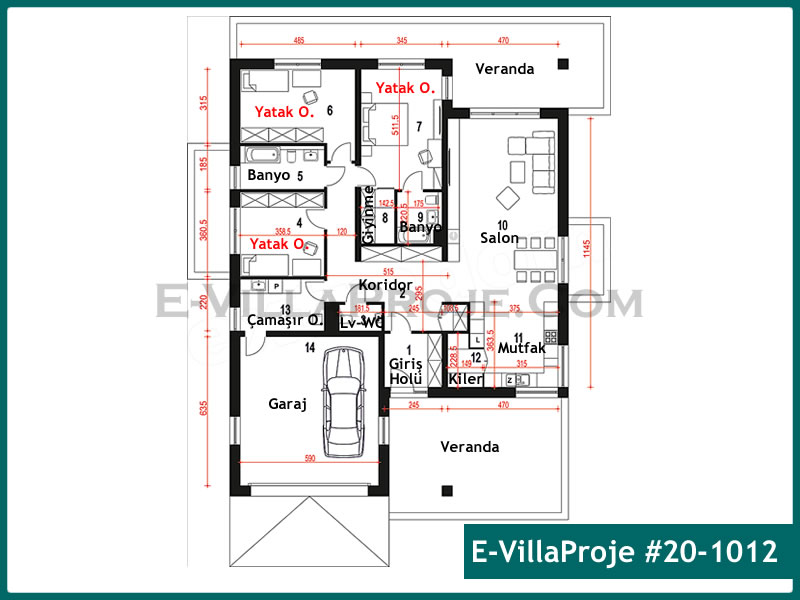 Ev Villa Proje #20 - 1012 Çelik Ev Projesi - Görsel 2