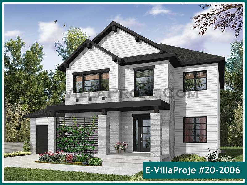 Ev Villa Proje #20 - 2006 Çelik Villa Projesi 3D Mimari Tasarımı