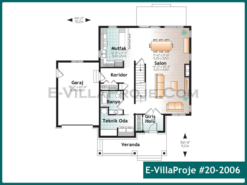 Ev Villa Proje #20 - 2006 Çelik Ev Projesi - Görsel 2