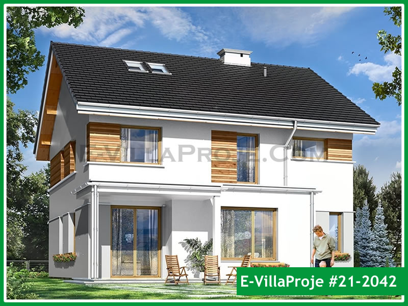 Ev Villa Proje #21 - 2042 Çelik Villa Projesi 3D Mimari Tasarımı