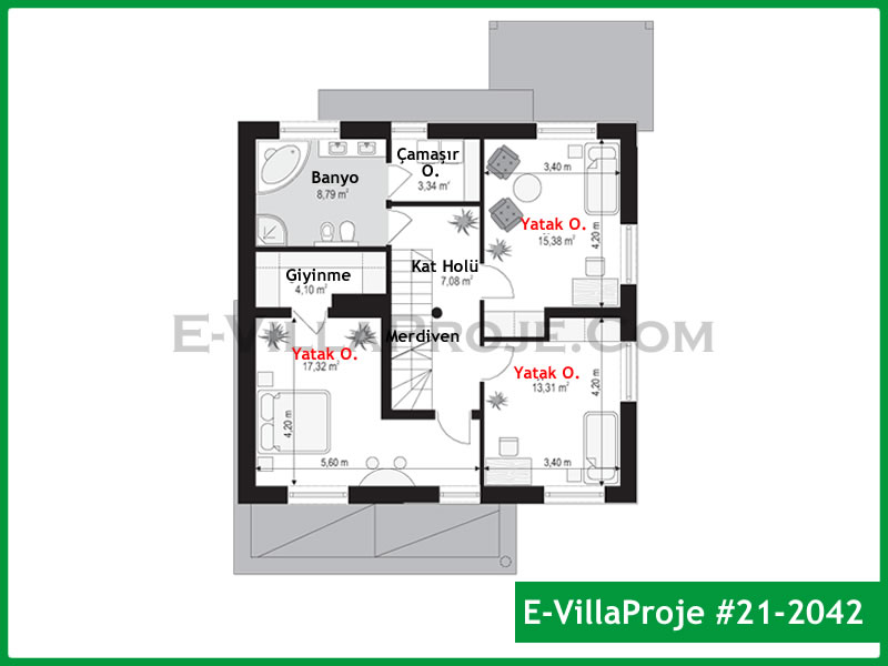 Ev Villa Proje #21 - 2042 Çelik Ev Projesi - Görsel 3