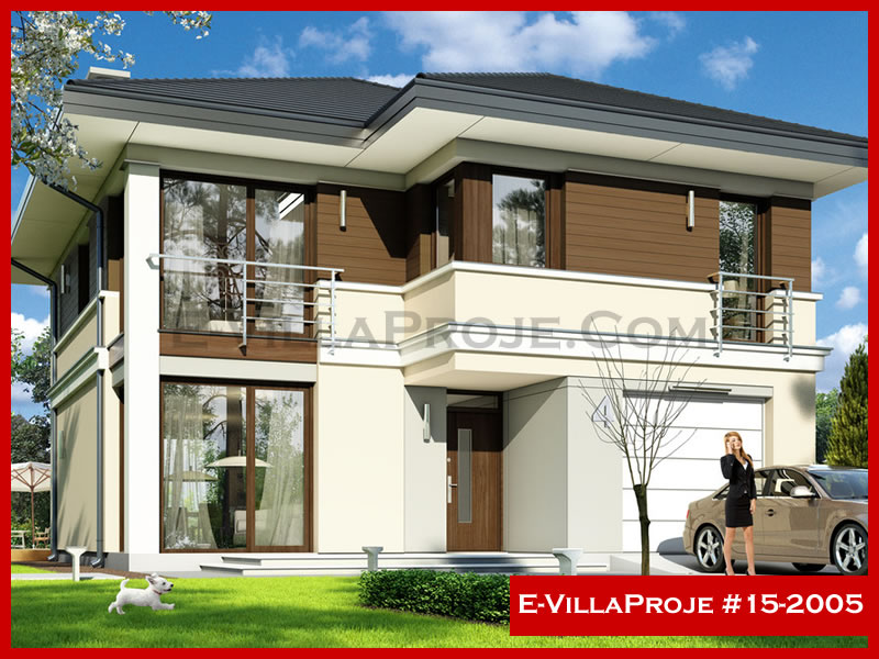 Ev Villa Proje #15 - 2005 Çelik Villa Projesi 3D Mimari Tasarımı