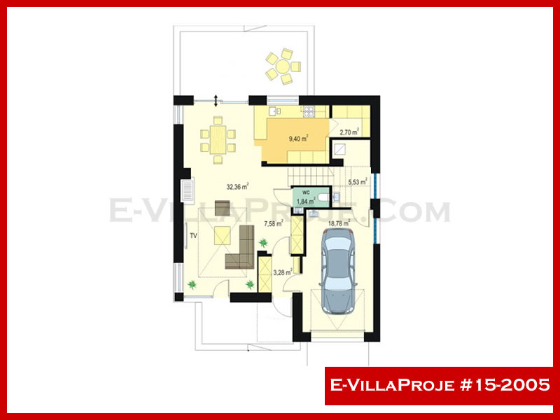 Ev Villa Proje #15 - 2005 Çelik Ev Projesi - Görsel 2