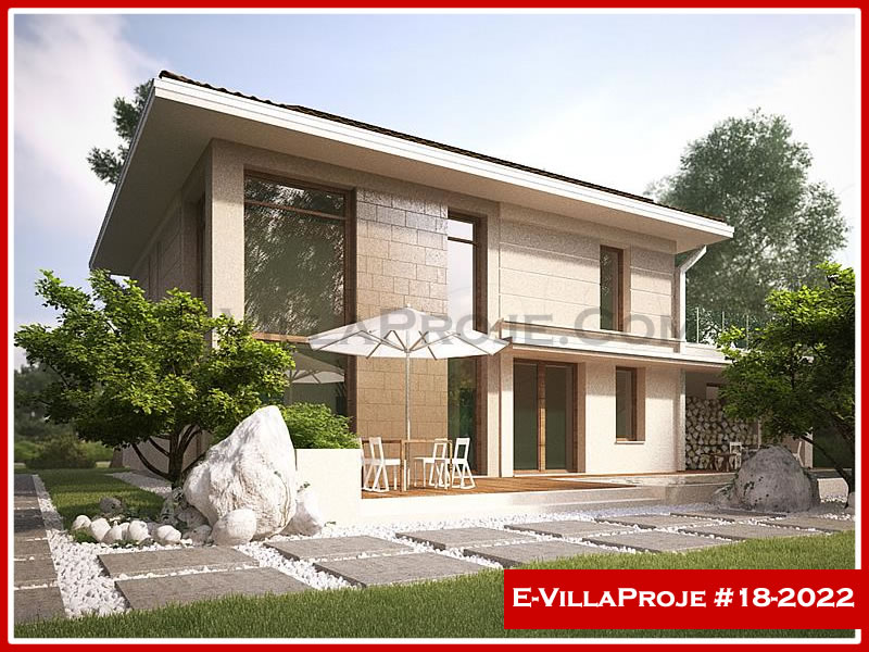 Ev Villa Proje #18 - 2022 Çelik Villa Modeli ve 3D Tasarımı